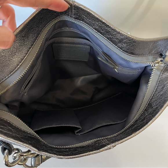 Coach Brooke Metallic Hobo Shoulder Bag - Picture 7 of 11